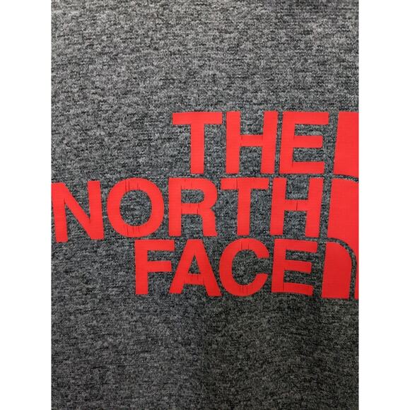The North Face Half Dome Hoodie Womens XL Sweatshirt Spell Out Logo Gray Pocket - Picture 3 of 10